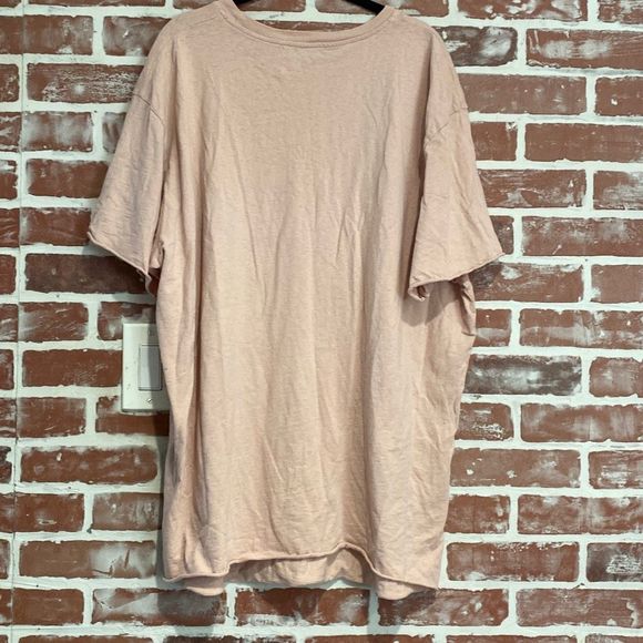 B16 John Elliott Men's Pink Slim Fit Crew Neck Cotton Short Sleeve Tee Size 5 XX - Picture 2 of 7